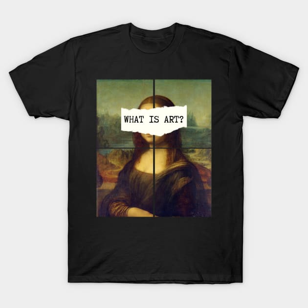 Mona Lisa, Art Collage Scrapbooking Leonardo da Vinci Academia Aesthetic T-Shirt by LePetitShadow